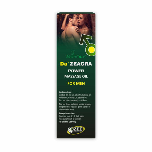 Da' ZEAGRA Power Massage Oil For Men